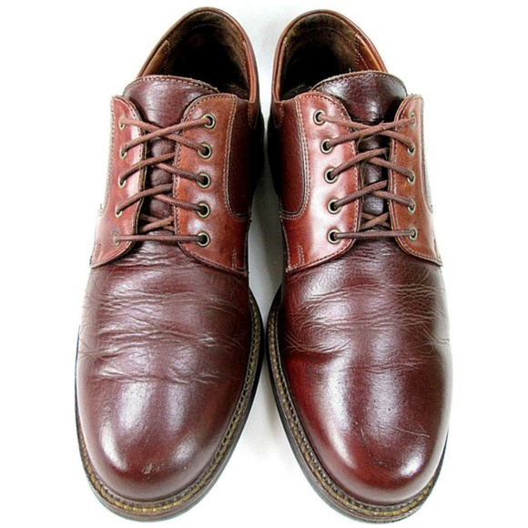 Neal M Men\'s Classic Brown Bison Leather Derby Shoes Waterproof Made In USA!!! main image 4